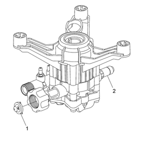 Pump Diagram and Parts List for 021020-00  Briggs and Stratton Pressure Washer